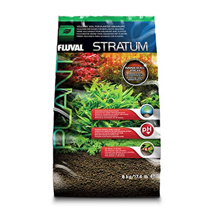 12695 Plant and Shrimp Stratum for Freshwater Fish Tanks, 17.6 lbs. – Aquarium Substrate for Strong Plant Growth, Supports Neutral to Slightly Acidic pH