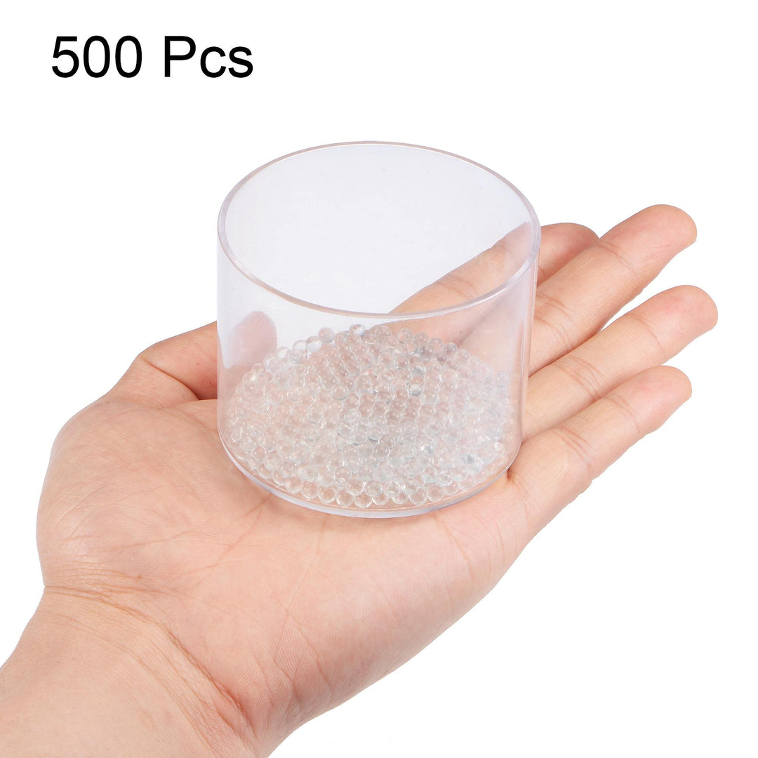 4mm Solid Round Clear Glass Ball Boiling Stones Soda Lime Glass Beads 500pcs