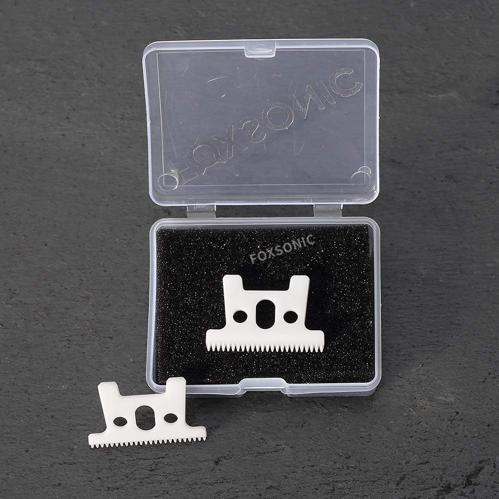 2pcs Ceramic blade for Andis D7 D8 SlimLine Pro Li choice 24 teeth with box Replacement T Blade (WHITE)