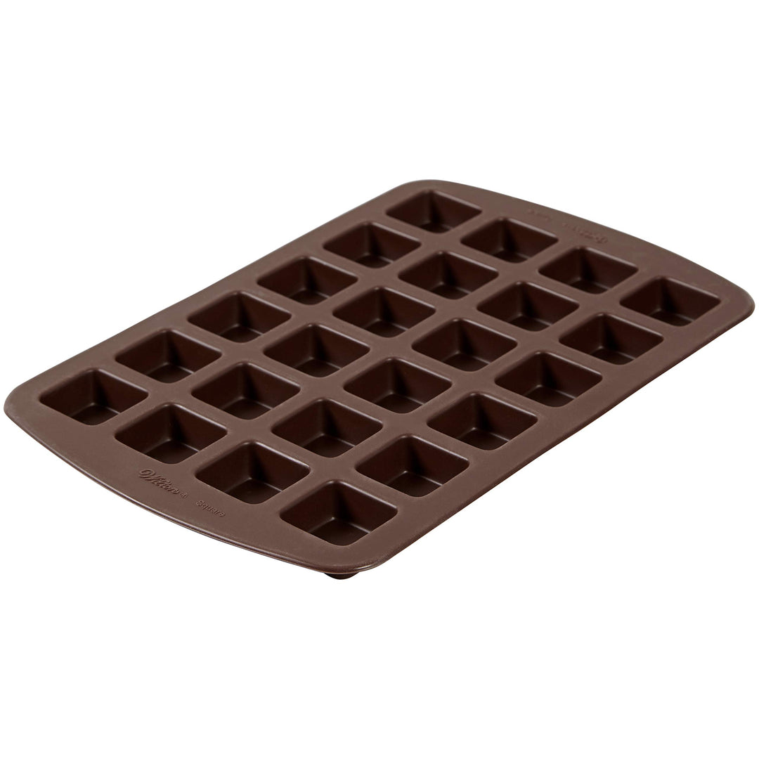 Bite-Size Brownie Squares Silicone Mold, 24-Cavity