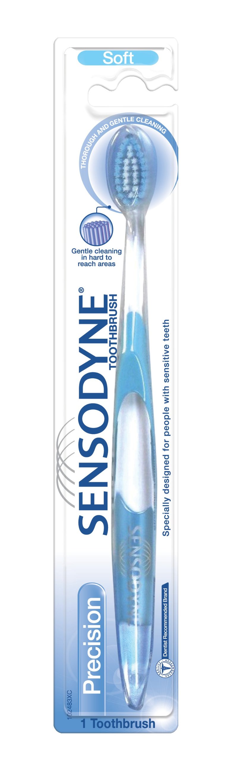 Precision Soft Toothbrush, (Colors May Vary)