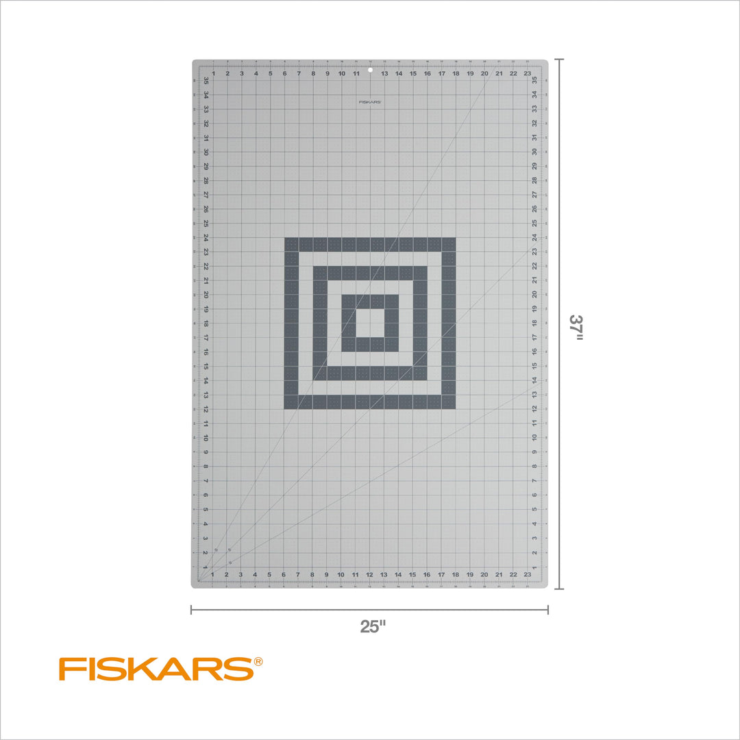 Self Healing Cutting Mat for Quilting, Arts and Crafts, 24 x 36” Grid, Sewing Cutting Mat, Grey Fabric Cutting Mat, Craft Mat, Sewing Supplies and Quilting Tools