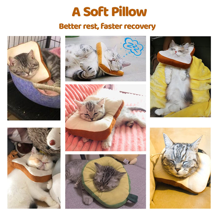 Adjustable Cat Cone Collar Soft, Cat Recovery Collar, Cone for Cat After Surgery, Cat Neck Cone, Elizabethan Collar for Cat and Kitten