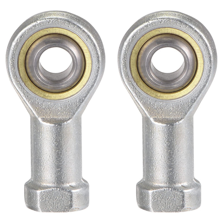 2pcs SI8TK PHSA8 Spherical Rod End Bearing 8mm Bore Self-Lubricated Joint Bearing M8x1.25 Right Hand Female Thread Connector