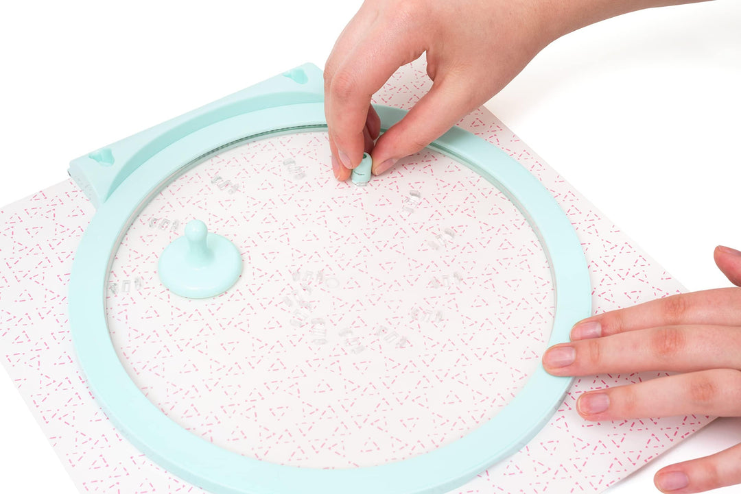 Circle Spin & Trim Tool, Includes Circle Maker Tool & Two Replacement Blades, Rotates 360 Degrees,1 Inch to 8 Inch Circles