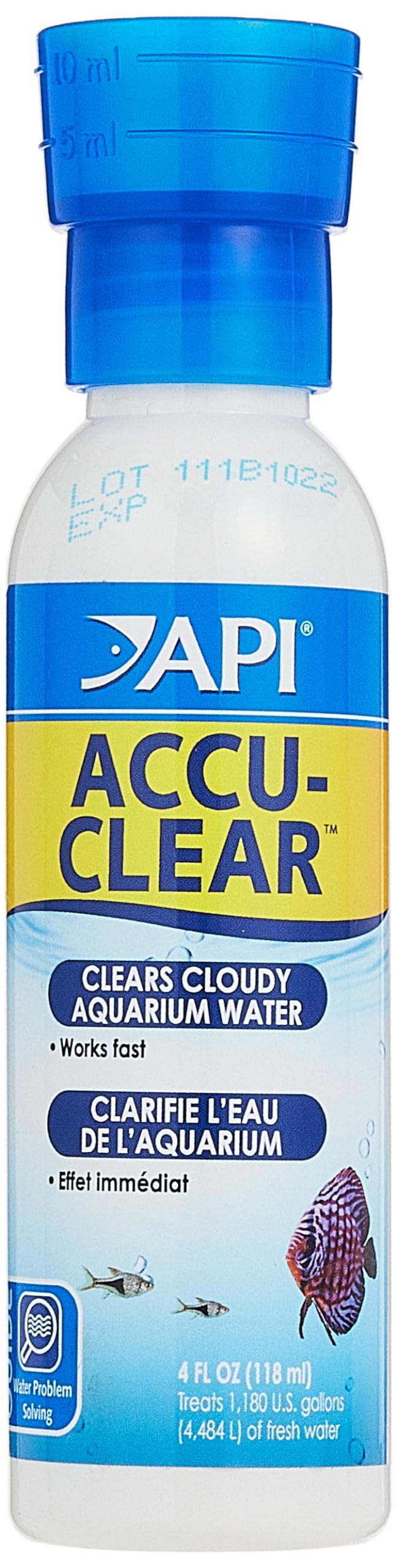 ACCU-CLEAR Freshwater Aquarium Water Clarifier 4-Ounce Bottle