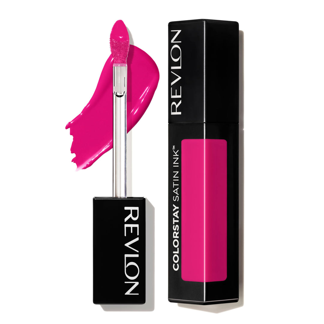 Revlon ColorStay Satin Ink Liquid Lipstick, Longwear Rich Lip Colors, Formulated with Black Currant Seed Oil, 012 Seal the Deal, 0.17 fl. oz.