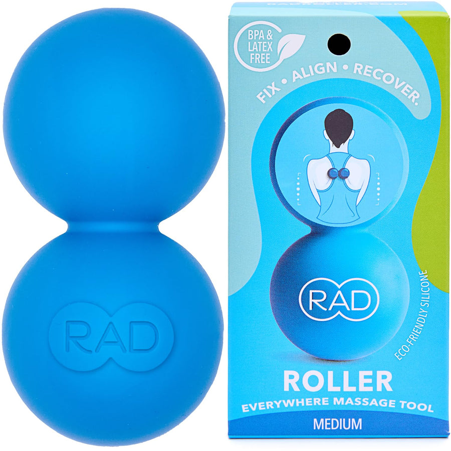 Roller Original Peanut Roller Ball Massager - Medium Density Peanut Massage Ball - Myofascial Release for Back, Feet, Neck, Psoas - Suboccipital Release Device, Thoracic Spine Roller Balls
