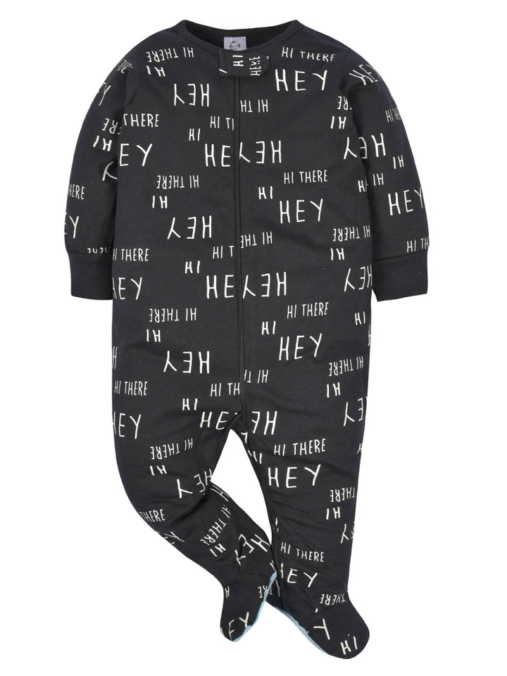 Baby Boys' 4 Pack Sleep 'N Play Footie, Bear, Newborn
