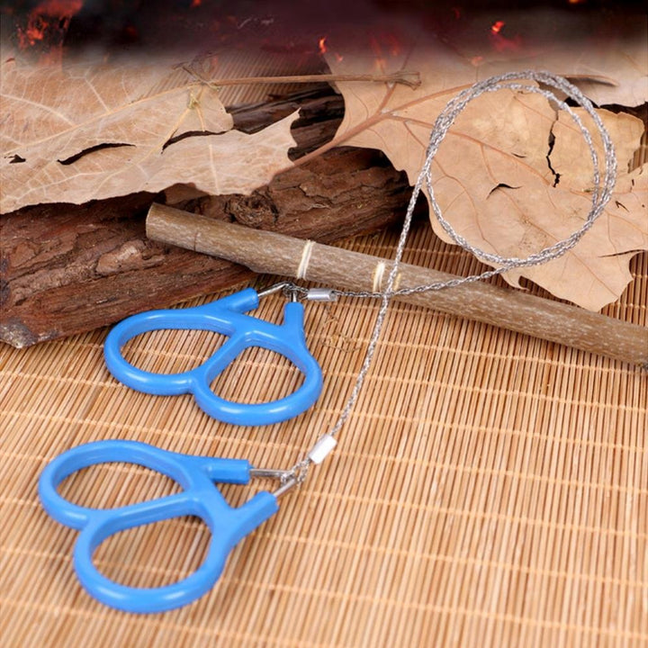 Filfeel Mini Stainless Steel Wire Saw Emergency Camping Hunting Survival Tool Chain High Strength Ring Scroll Travel Hiking Outdoor