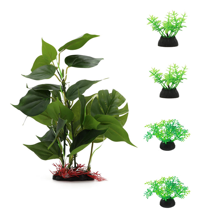 Aquarium 12 inch Silk Plants for Betta Fish Tank, Underwater Aquatic Water Grass Decor