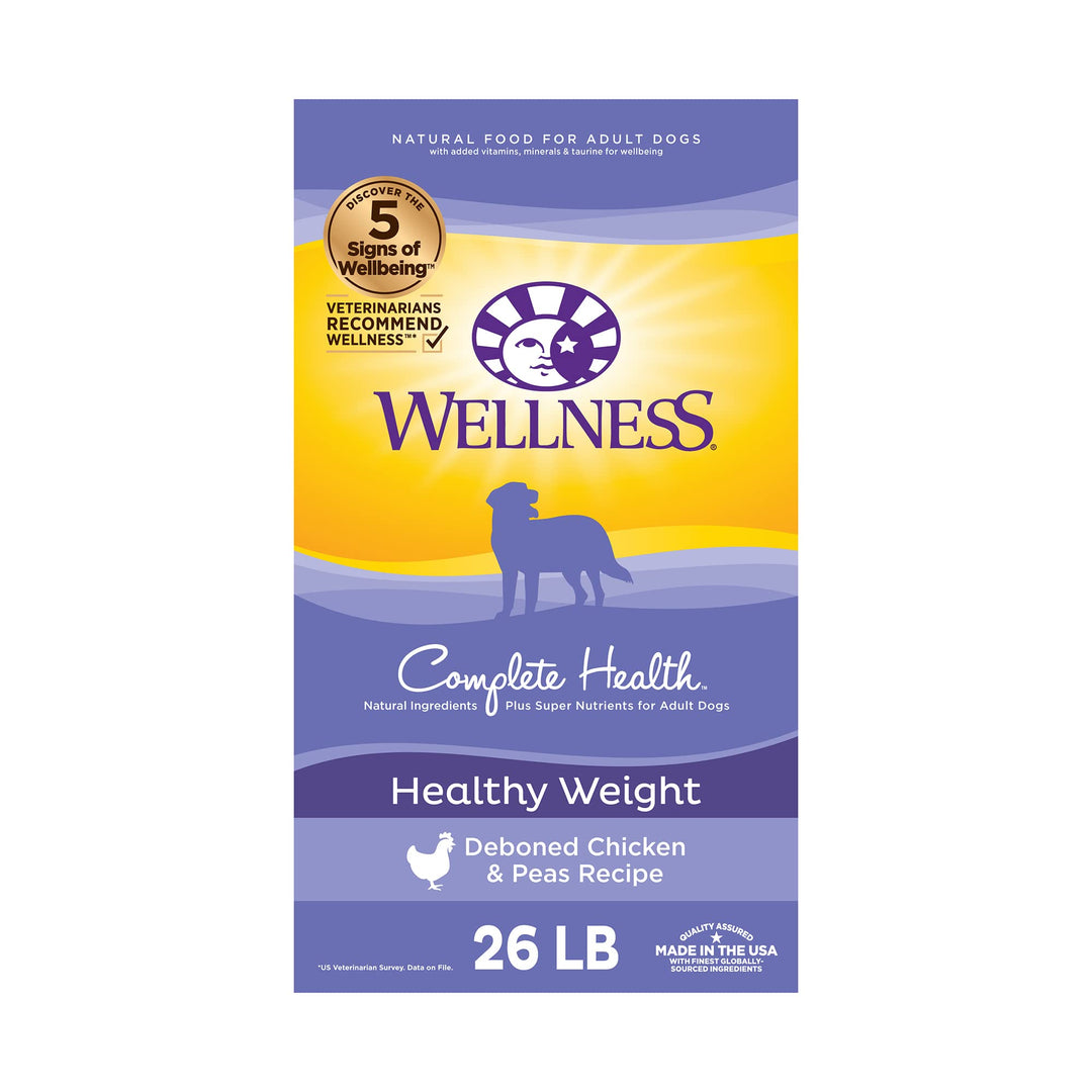 Complete Health Dry Dog Food with Grains, Natural Ingredients, Made in USA with Real Meat, All Breeds, For Adult Dogs (Healthy Weight - Chicken & Potatoes, 26-Pound Bag)