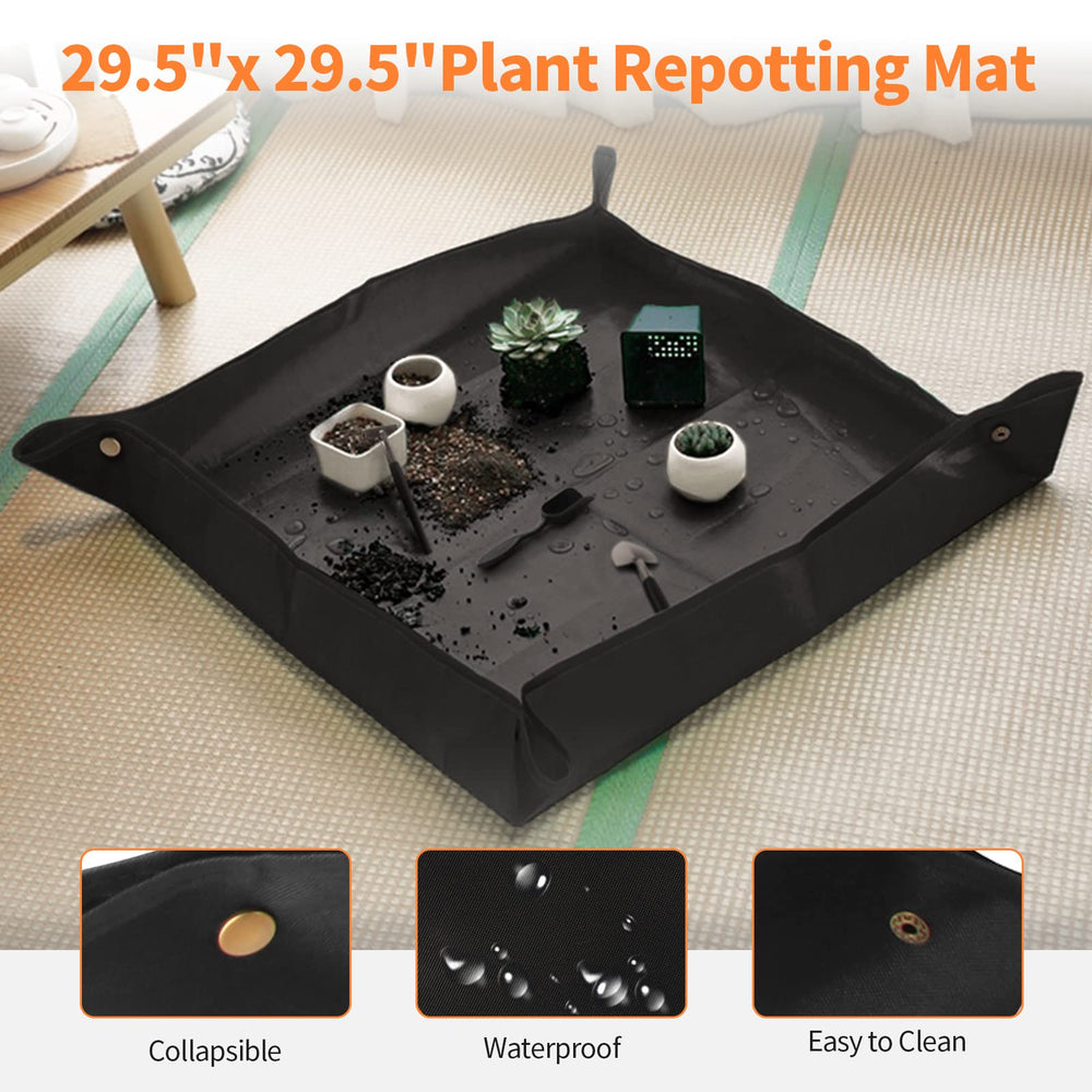 Bonsai Tree Kit, 20 Pcs Gardening Succulent Tools Set, Bonsai Tool Kit Include 262 Feet Bonsai Wire, 29.5x29.5 Plant Repotting Mat, Bonsai Scissors, Pruning Shears, Unique Gift for Indoor Gardening