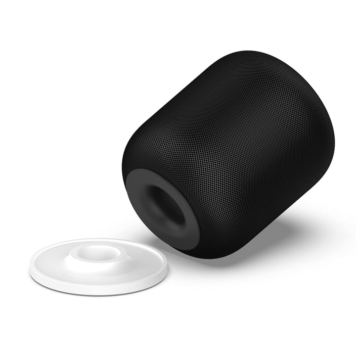 Accessories Compatible with HomePod Stand,Silicone Anti-Slip Pad Shockproof Coaster (White)
