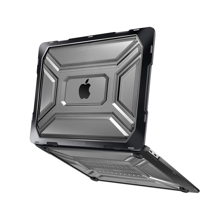 Compatible with MacBook Air 13 inch Case 2022 2021 2020 Release A2337 M1 A2179 Retina Display Touch ID, Plastic Hard Shell Case with TPU Bumper&Carrying Sleeve Bag&Keyboard Cover, Black