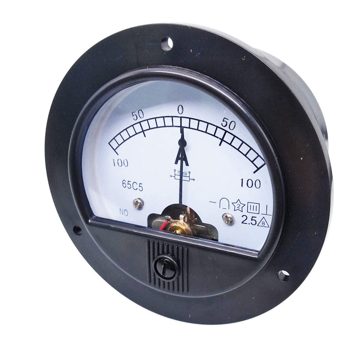 DC -100A ~ +100A Analog AMP Current Needle Panel Meter Ammeter and Shunt