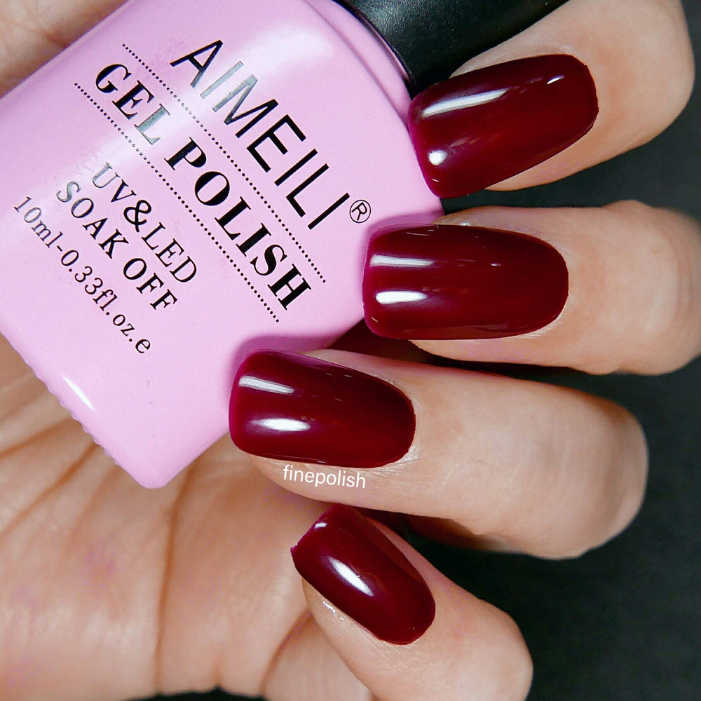 Shellac Soak Off UV LED Gel Nail Polish - Red Vixen (010) 10ml