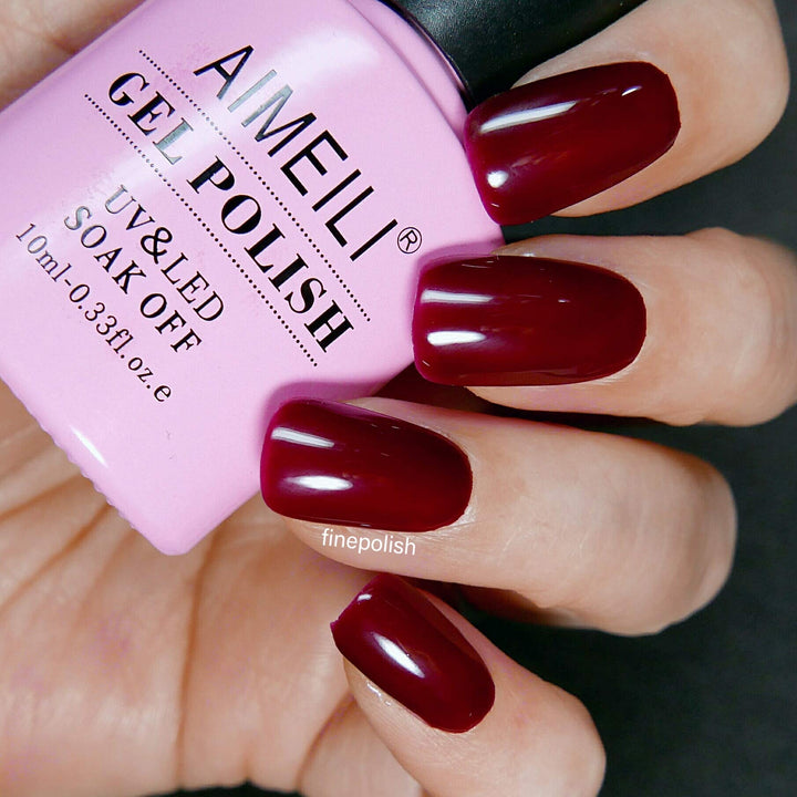 Shellac Soak Off UV LED Gel Nail Polish - Red Vixen (010) 10ml