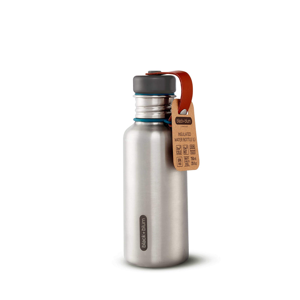 Black+Blum Water Bottle, Silver, 500ml