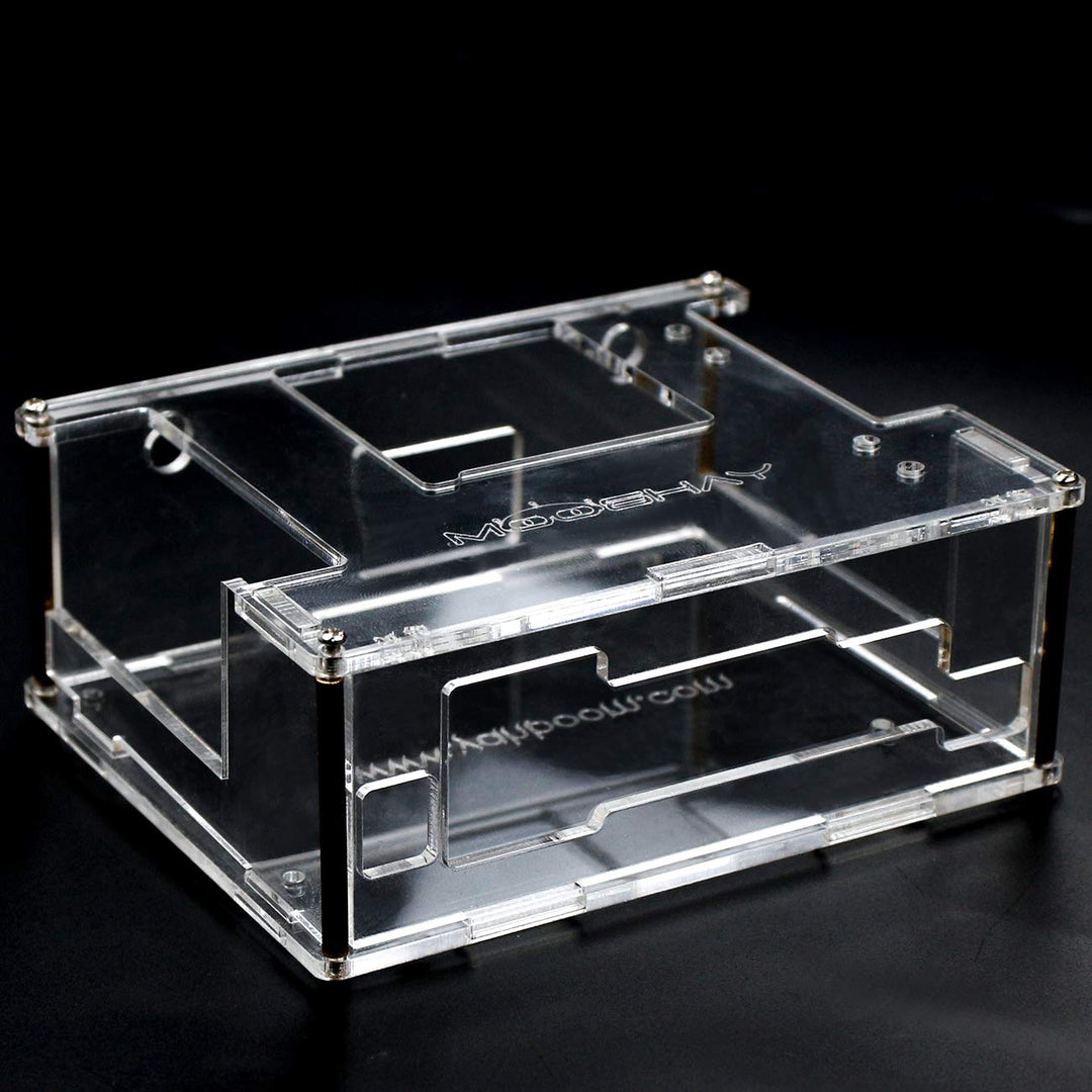 Acrylic Case for NVIDIA Jetson Nano Compatible with 4GB (B01 & A02) & 2GB with Cooling Fan and Camera Case