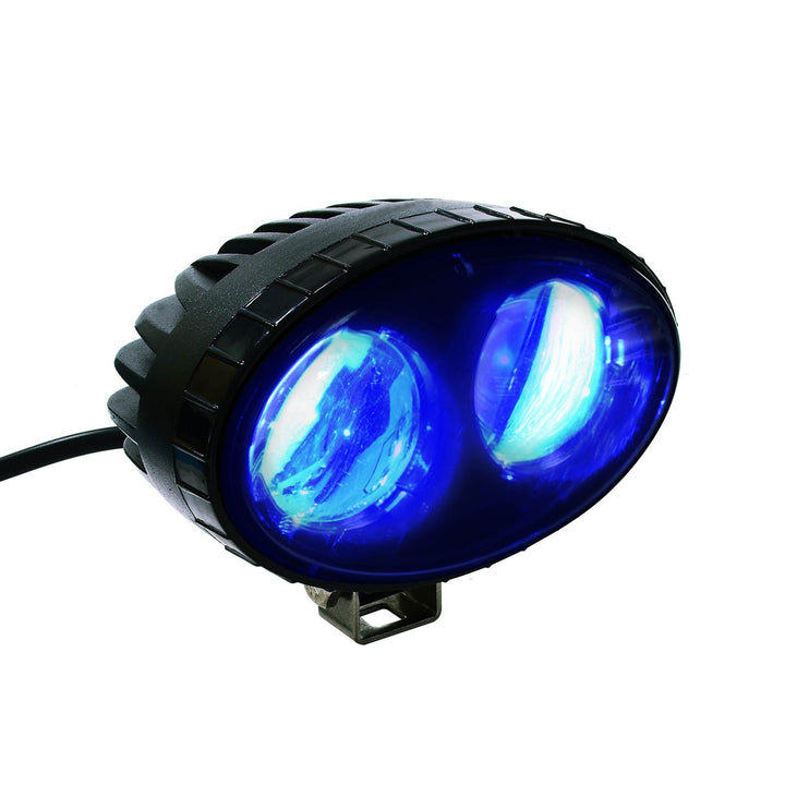 8W CREE Blue LED Forklift Light Safety Light Spot Light Warehouse Pedetrian Warning Light, 9V-60V LED Safety Light, 250LM