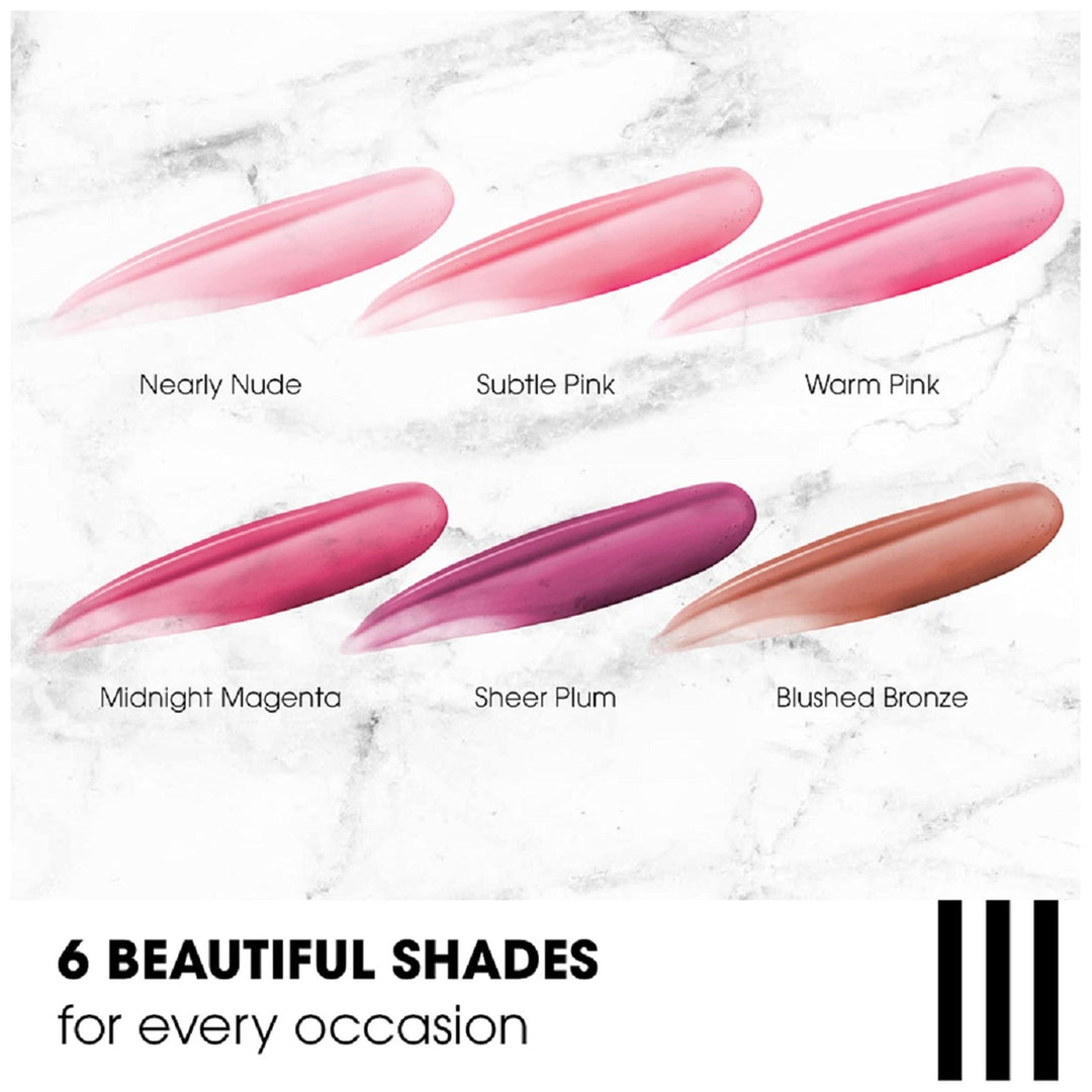 Warm Pink: Total Hydration Vitamin Enriched Tinted Lip Oil (Warm Pink, 1 Tube), Vitamin C, Vitamin E, Contains Omega 3 6 9, 0.24 Ounce
