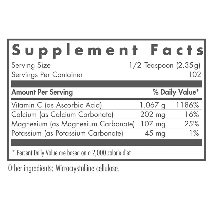 , Buffered Vitamin C - Antioxidant Supplements, Calcium and Magnesium Tablets, Daily Vitamins and Minerals, Vitamin C Capsules - 120 Capsules 1-Pack
