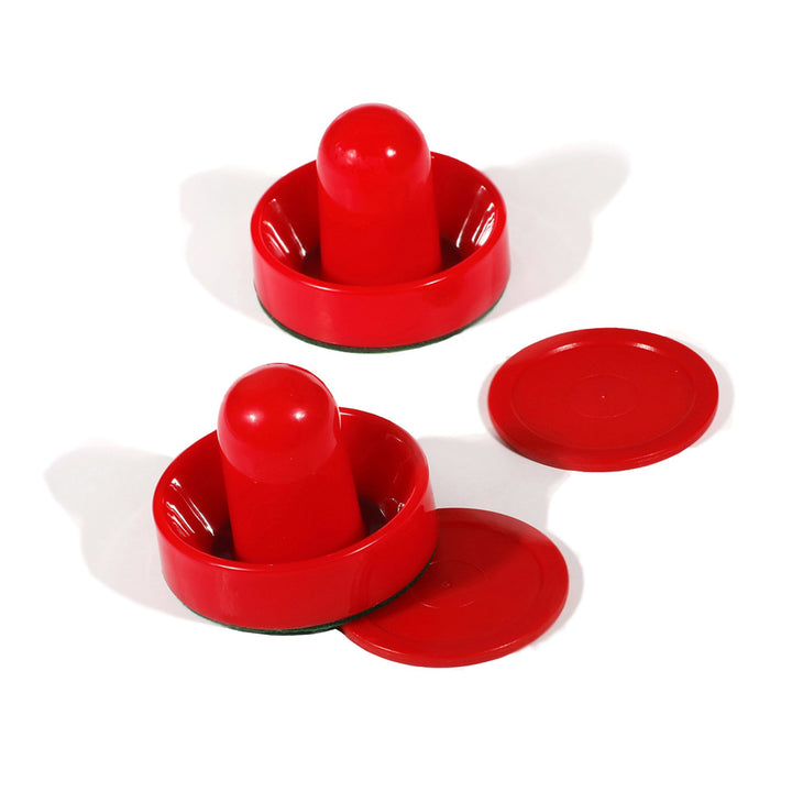 Air Hockey Strikers and Puck Set, Red, 3.75/2.875-Inch (BG1007)