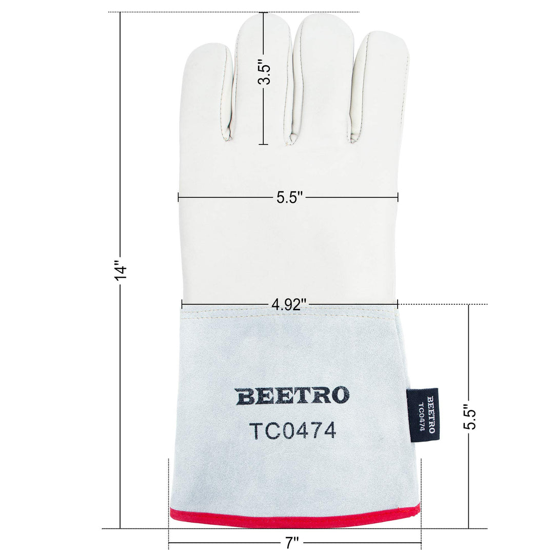 -292— -418/-180— -250 or Above Antifreeze Gloves for Dry Ice Handling Liquid Nitrogen Low Temperature Resistant Sponge Inner 14 Inch