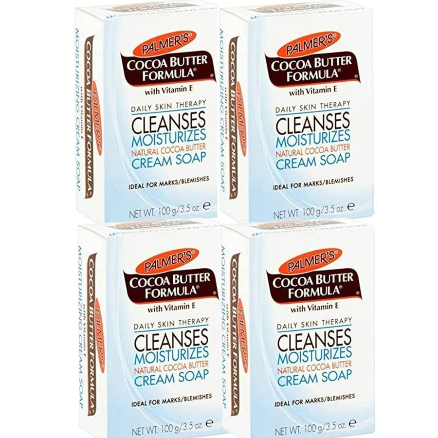 Cocoa Butter Formula Daily Skin Therapy Soap 3.5 oz (Pack of 4)