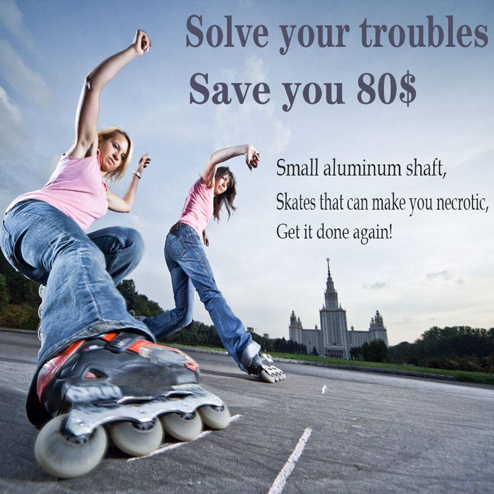 Inline Skate Wheel 15/64 Shaft Hex Socket Screw (10PCS)