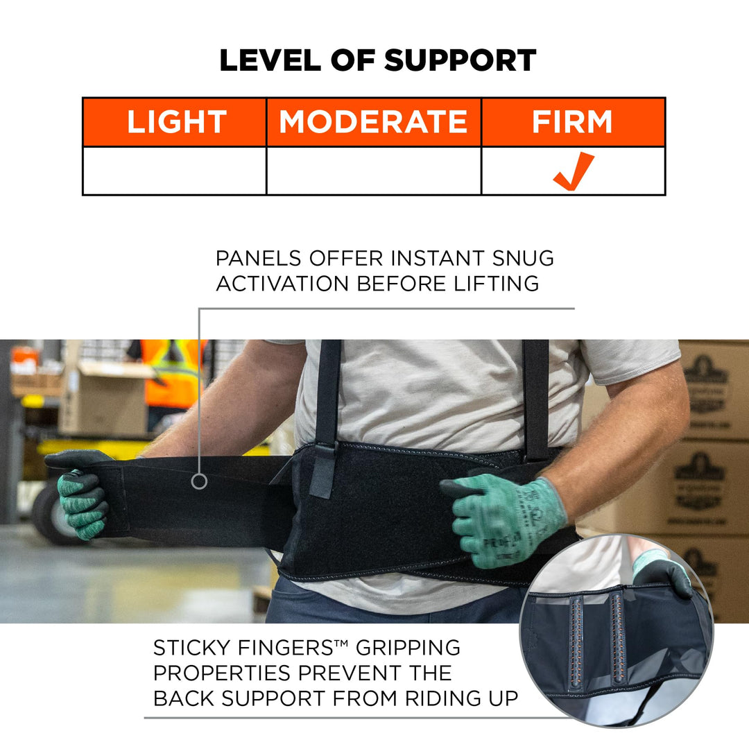 ProFlex 1100SF Standard Back Support, Small, Black
