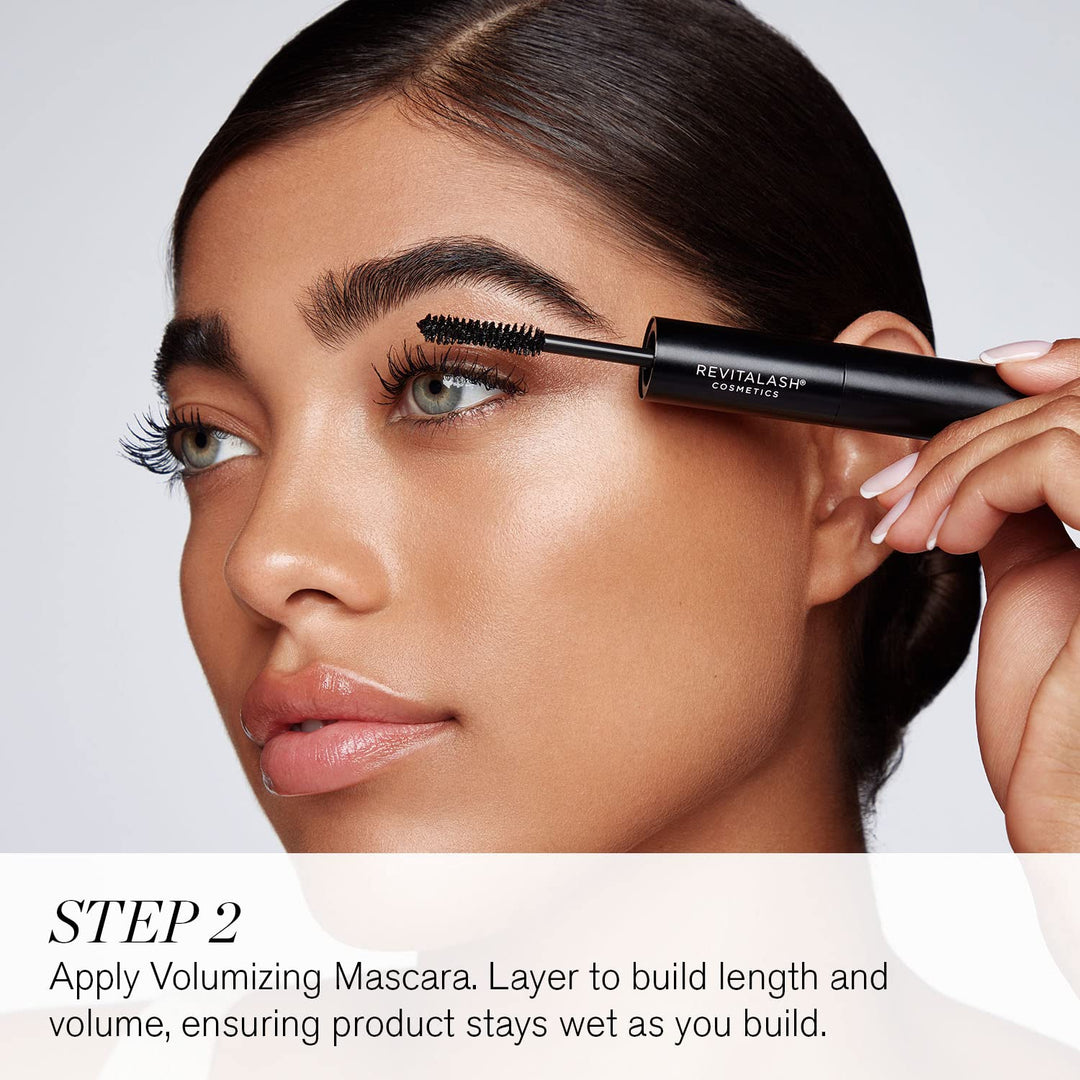 Cosmetics, Double-Ended Volume Set, Eyelash Primer & Mascara, Hypoallergenic & Cruelty Free