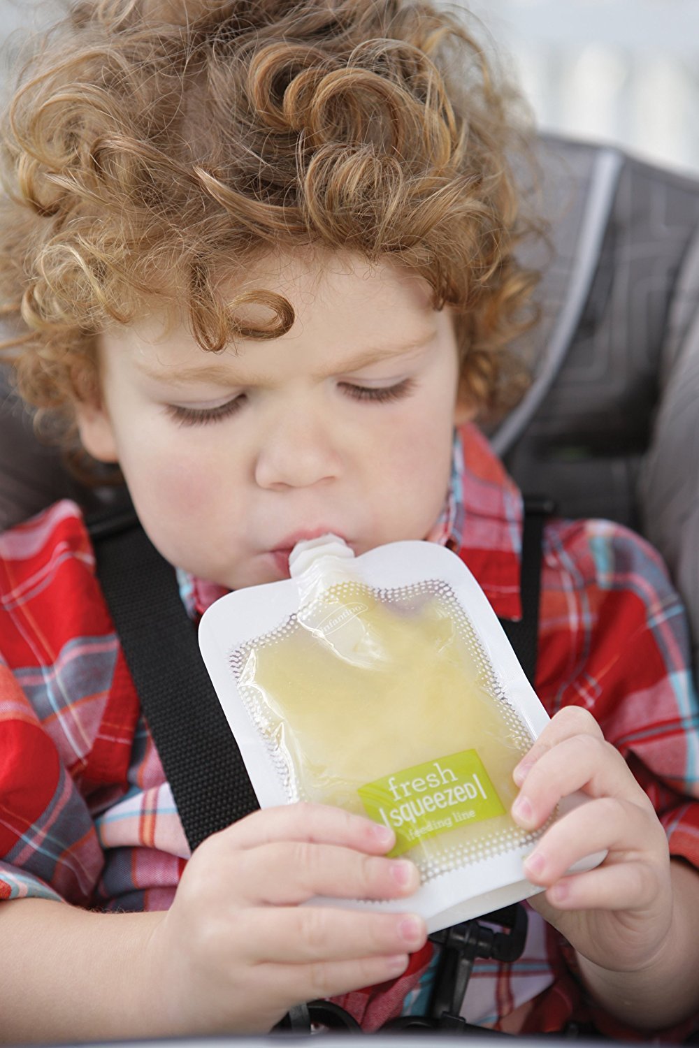 Disposable Squeeze Pouches, Portable Homemade Semi-Solid Food for Babies and Toddlers, 4 Fl Oz (Pack of 50)