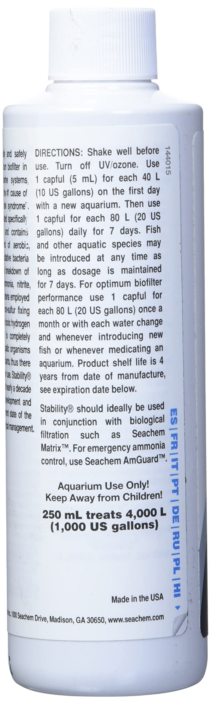 Stability - For Freshwater and Marine Aquariums 250ml