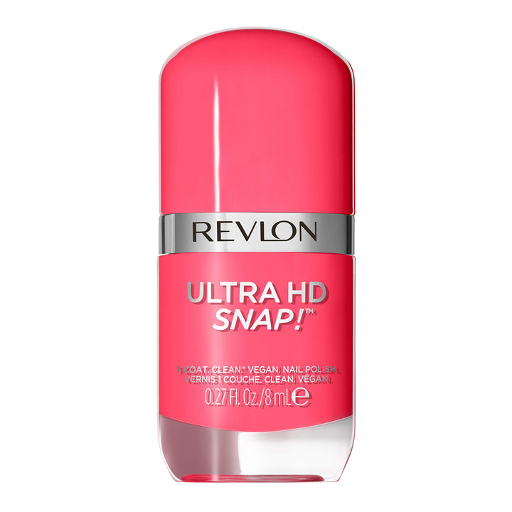 Ultra HD Snap Nail Colors, Natural Rich Glossy Nail Polish, 100% Vegan Formula, No Base and Top Coat Needed, 009 No Drama, 0.27 fl. Oz.