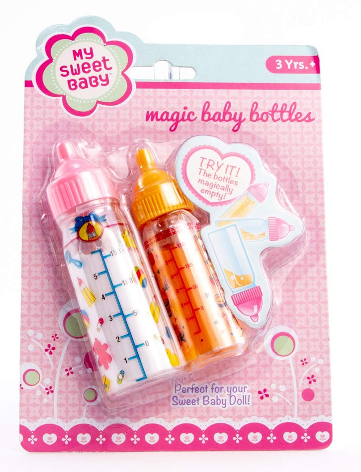 My Sweet Baby, Magic Baby Bottle Set, Two Bottles, For Boys & Girls Age 3+