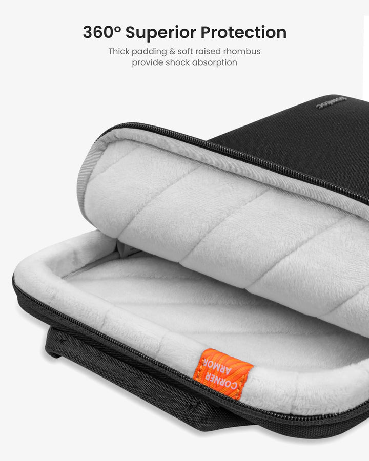 Tablet Shoulder Bag for 13 Inch New iPad Pro M4 & Air M2 2024, 12.9-in iPad Pro M2&M1 with Magic Keyboard and Smart Keyboard Folio, Spill-Water Resistant Cordura Fabric Tablet Sleeve