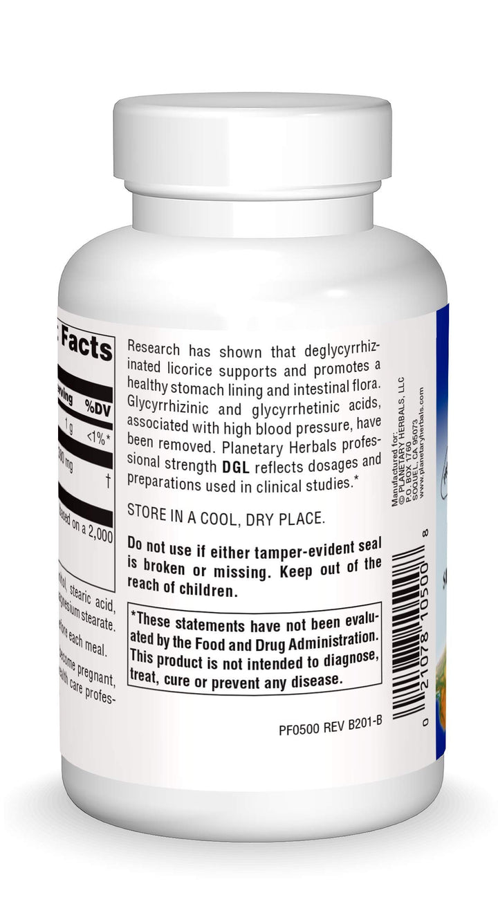 DGL Licorice Tablets, 100 Count