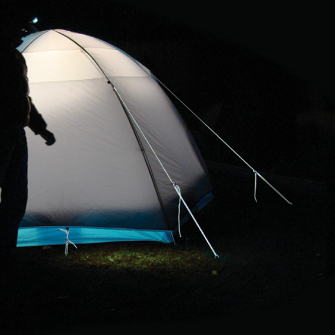 ShineLine Reflective Cord - Heavy-Duty Reflective Nylon Rope - Utility Cord for Hiking, Camping, Boating & Backpacking Essentials - Green, 50 Feet