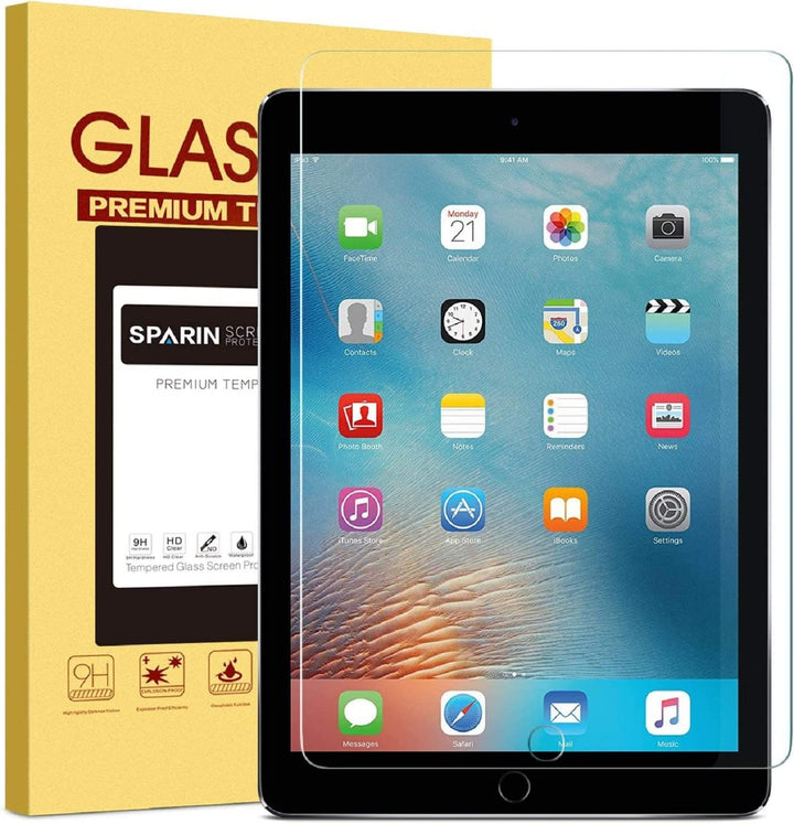 Screen Protector for iPad 6th Generation 9.7 inch/iPad 5th Generation, Tempered Glass Compatible with iPad Air 2 9.7 inch
