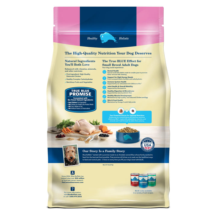 Life Protection Formula Adult Small Breed Dry Dog Food, Supports High Energy Needs, Made with Natural Ingredients, Chicken & Brown Rice Recipe, 5-lb. Bag