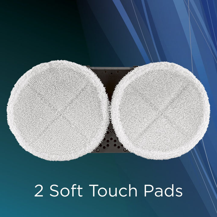 2124 Spinwave Mop Pad Kit Replacement Pads, White