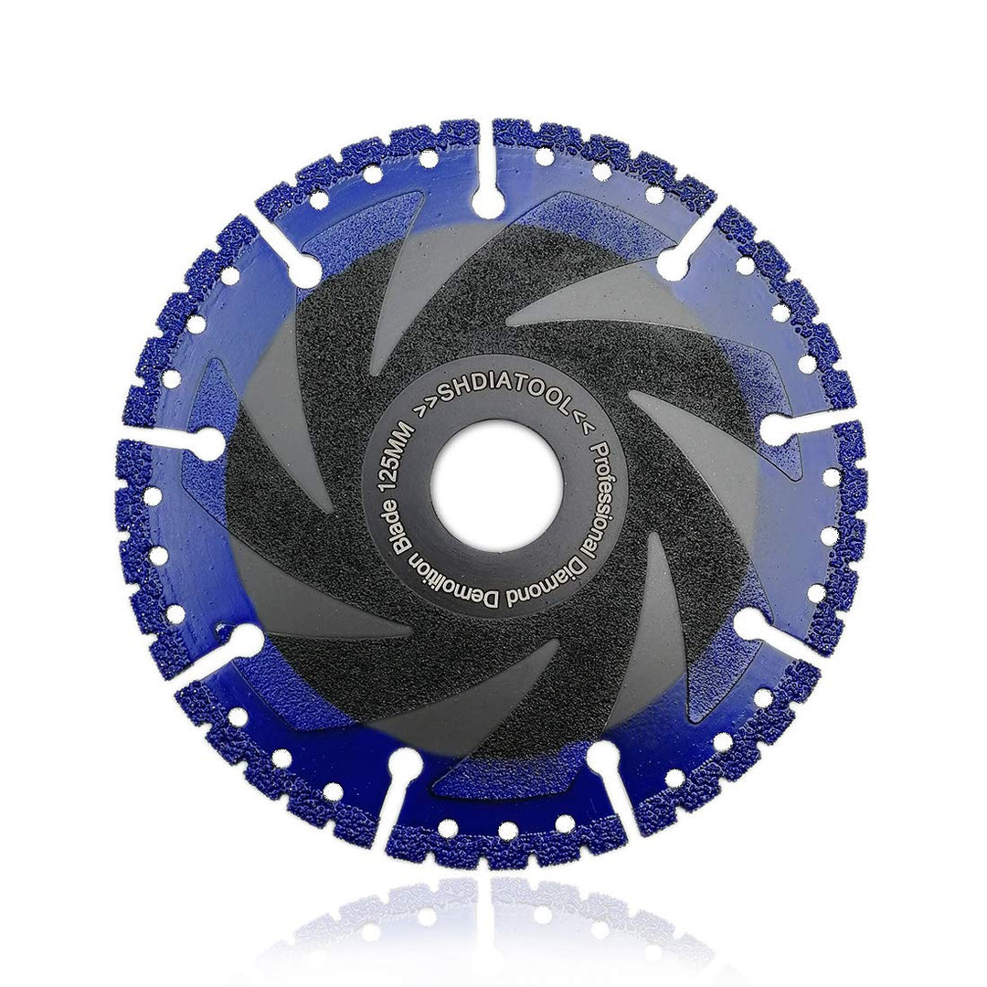 5 Inch Metal Cutting Diamond Blade All Purpose Cut Off Wheel for Rebar Sheet Metal Angle Iron Stainless Steel