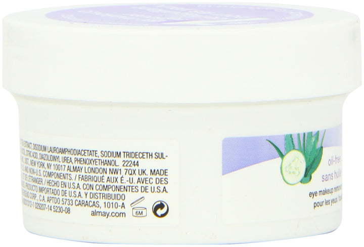 Oil-Free Eye Makeup Remover Pads, 15 Count