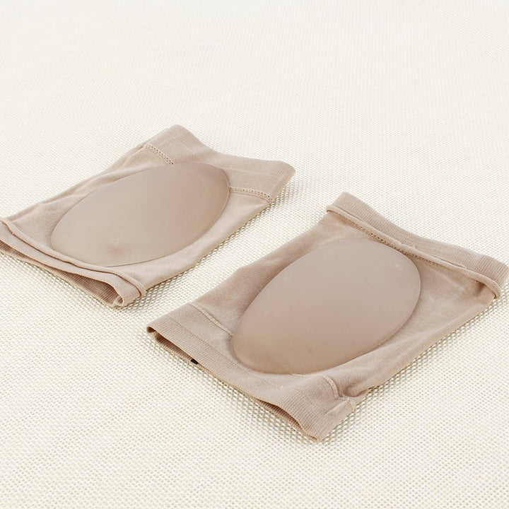 Hidden Gel Arch Support Shoe Inserts Skin Arch Band Gel Plantar Fasciitis Sleeve Foot Heel Cushion Pain Sock Orthotics Insoles Supports Bandage for Flat Feet (2 Pairs)