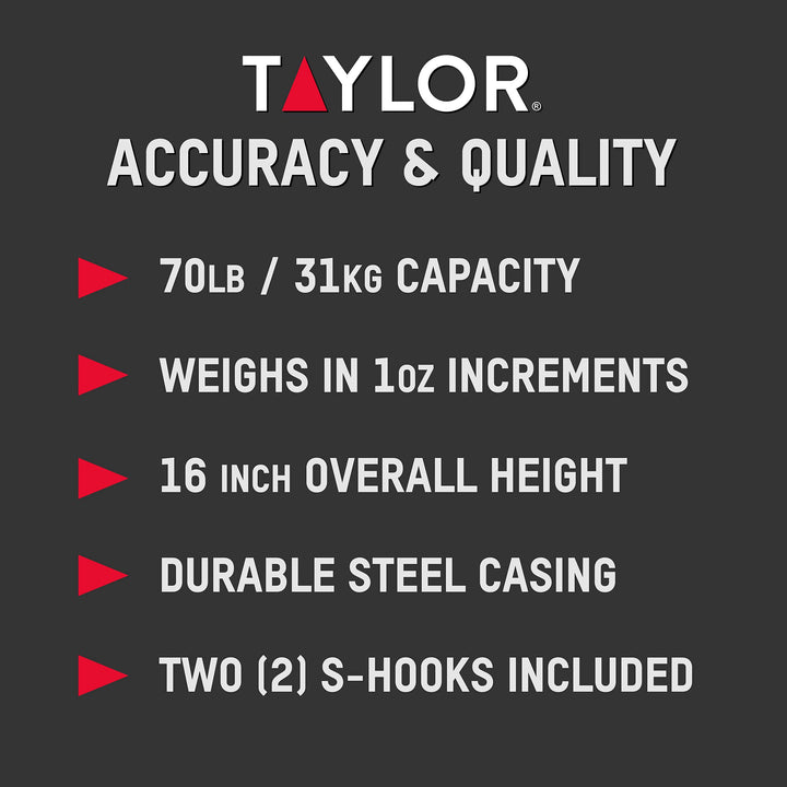 Precision Products Dial Style 70-Pound Industrial Hanging Scale