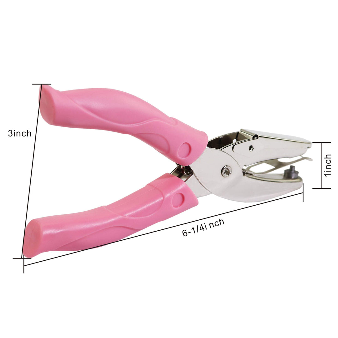 Jeemitery 1/16 Inch Small Mini Tiny Shaped Circle Metal Single Handheld Hole Paper Punch Punchers