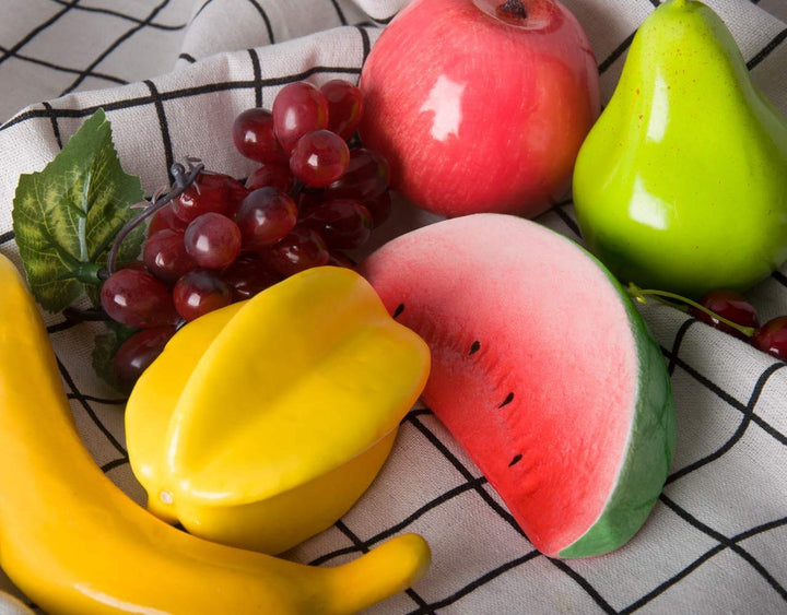 20 Pcs Artificial Fruits Pack, Fake Fruits for Home Decor, Simulation Fruit Set, Party Chirstmas Decortion