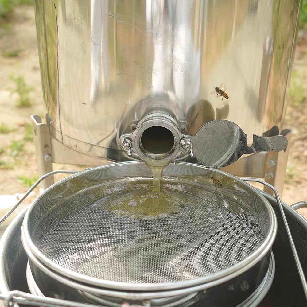 Honey Gate Valve Honey Tap Stainless Steel Honey Gate Honey Bucket Accessories Honey Valve Tool Beekeeping Tool for Honey Extractor or Bottling Equipment